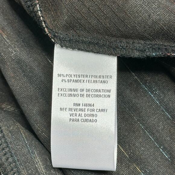 NWT Signature by Robbie Bee 3/4 Sleeve Faux Wrap Midi Dress Womens Plus Size 3X - Picture 10 of 12